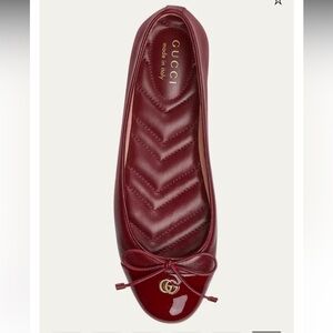 Gucci Double G Cap Toe Ballet Flats